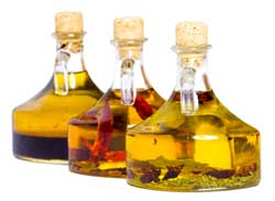 Three Oil Bottles