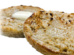 English Muffin with Melted Butter