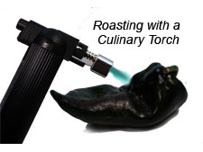 Roasting Peppers with a Culinary Torch