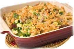 Casserole in Red Dish