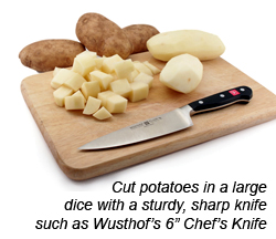 Cutting Potatoes