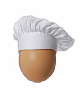 Egg in a Chef's Hat