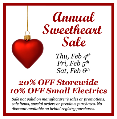 Annual Sweetheart Sale