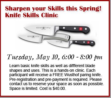 Knife Skills Clinic