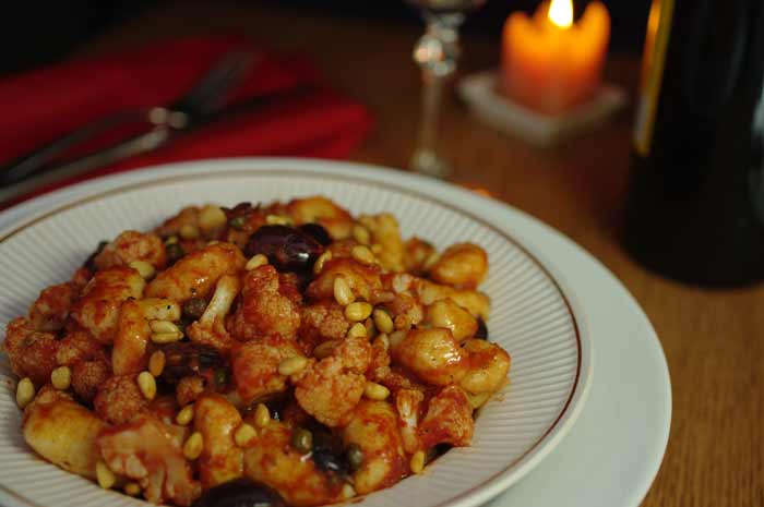 Ricotta Gnocchi Served