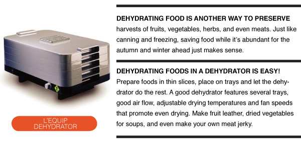 Dehydrating Foods