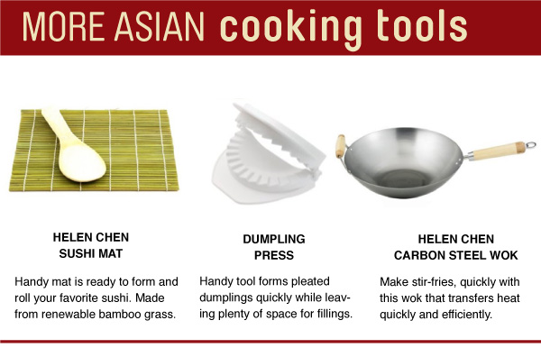 More Asian Cooking Tools