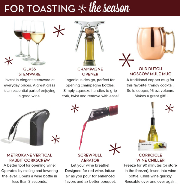 For Toasting the Season