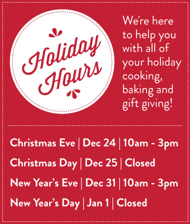 Holiday Hours