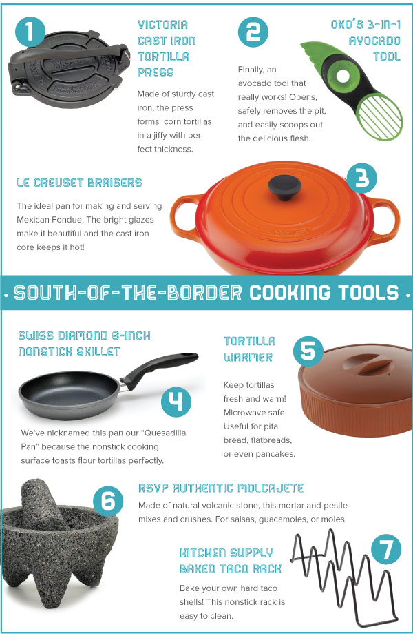 South of the Border Cooking Tools