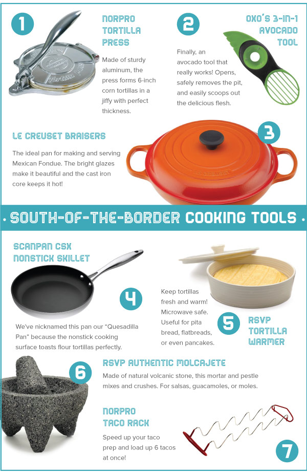 South of the Border Cooking Tools