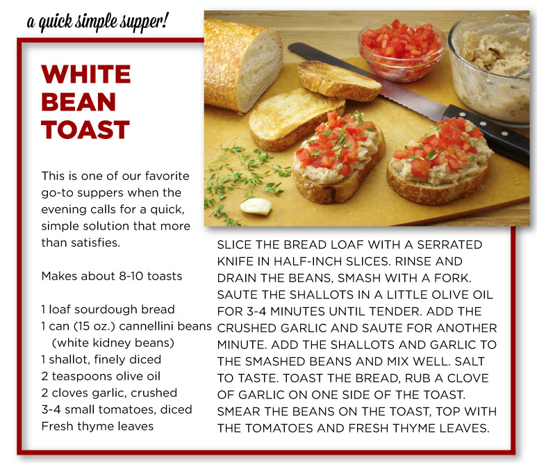 White Bean Toast