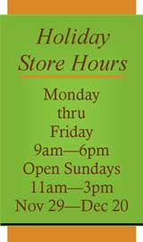 Holiday Store Hours