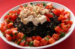 Black Rice with Tomatoes