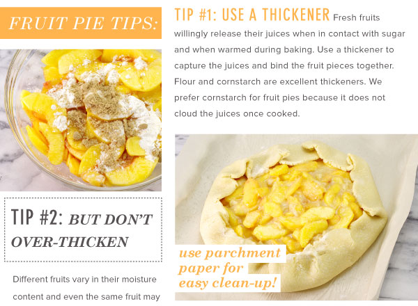 Fresh Fruit Pie Tips