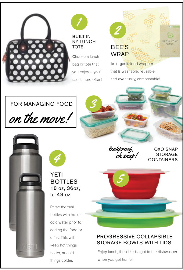 For Managing Food on the Move