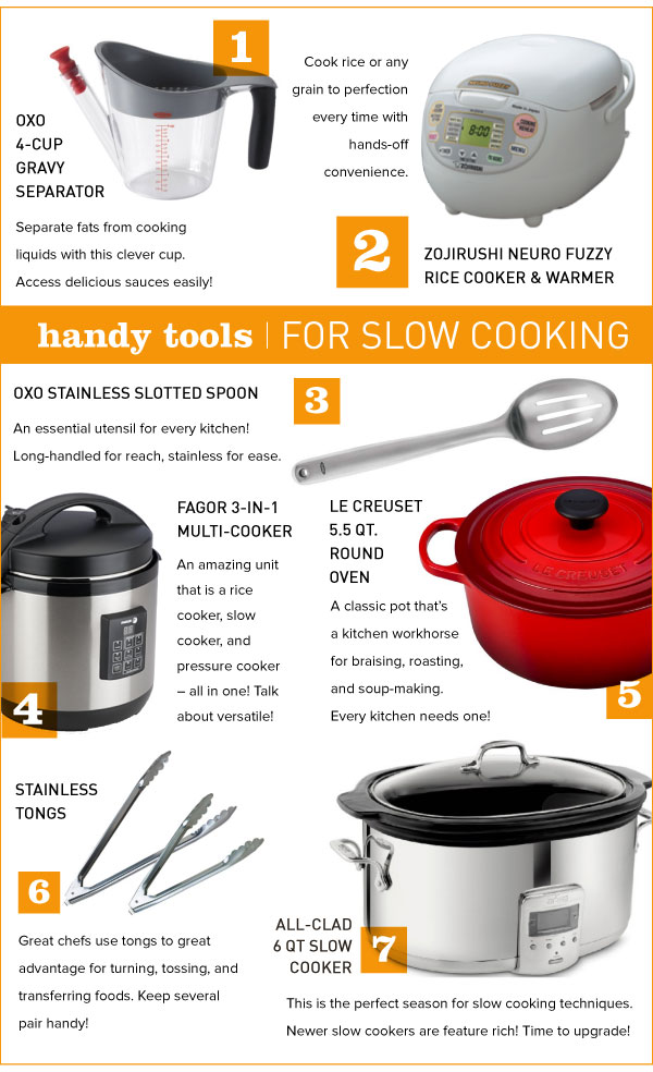 Handy Tools for Slow Cooking