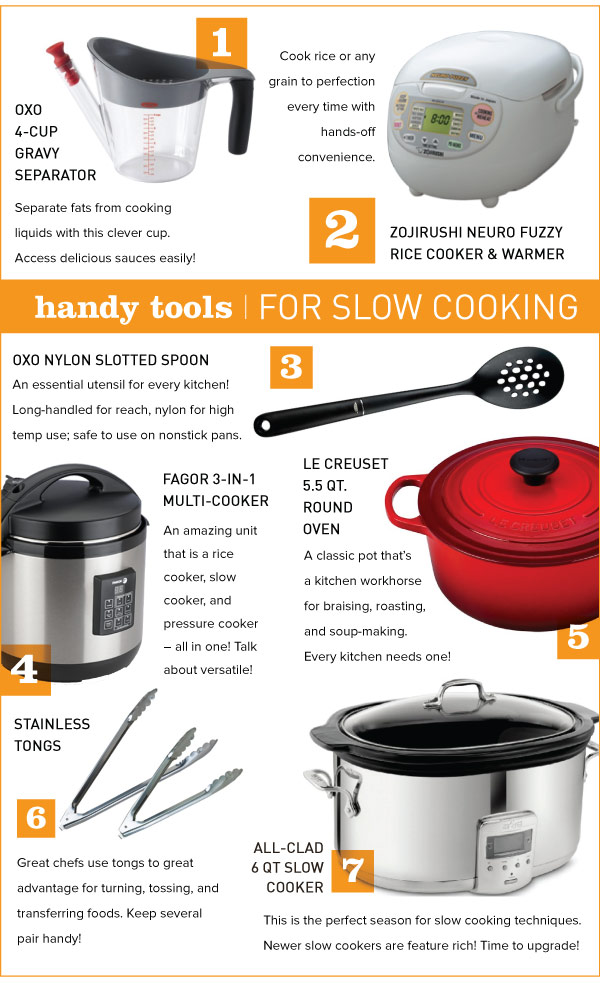 Handy Tools for Slow Cooking