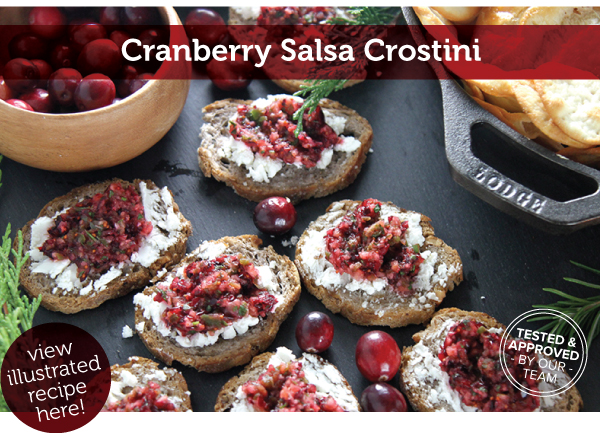 RECIPE: Cranberry Salsa Crostini