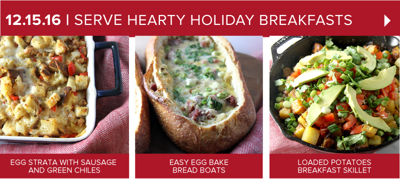 Serve Hearty, Holiday Breakfasts