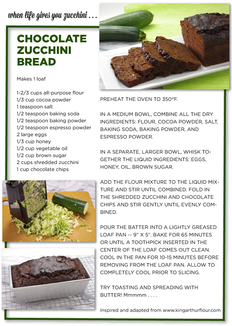 Chocolate Zucchini Bread