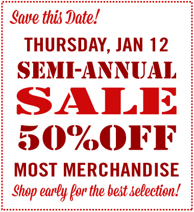 Semi-Annual Sale