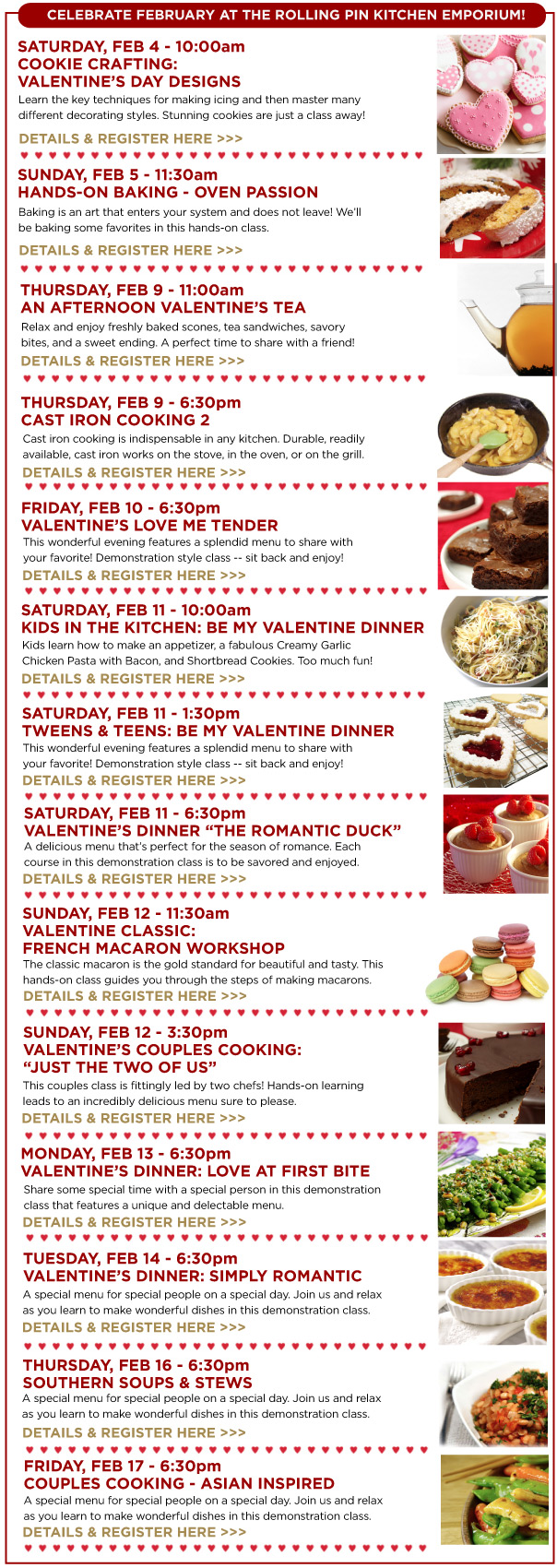 Valentine's Classes