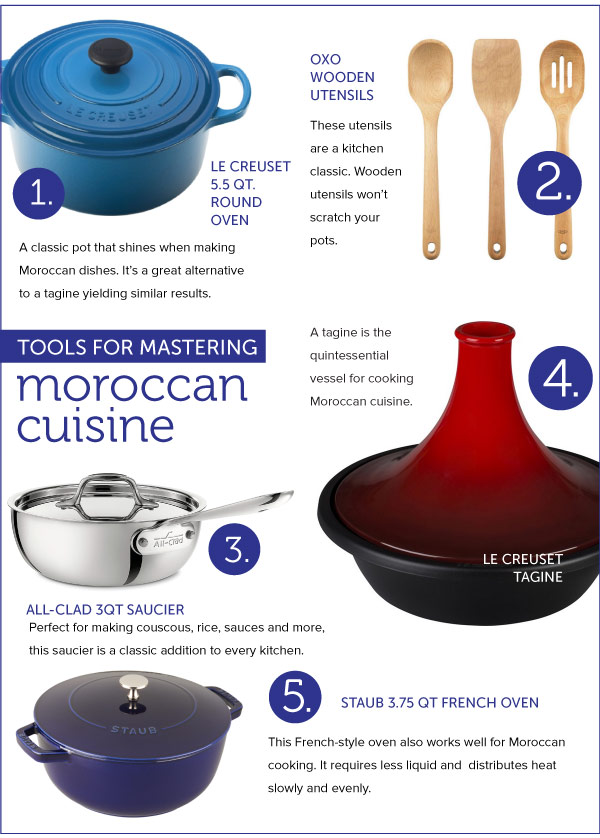 Tools for Mastering Moroccan Cuisine