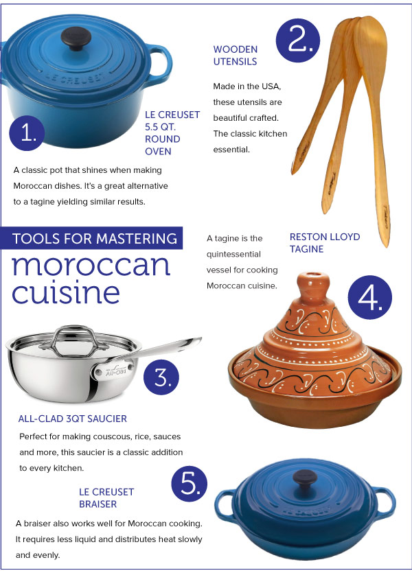 Tools for Mastering Moroccan Cuisine