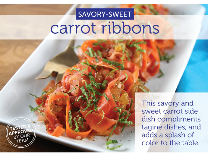 Bonus Recipe: Savory-Sweet Carrot Ribbons