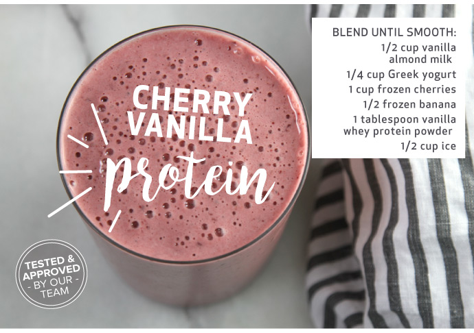 RECIPE: Cherry Vanilla Protein