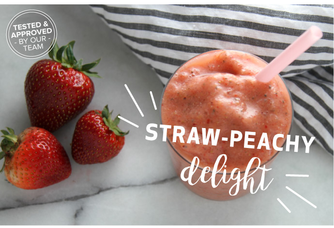 RECIPE: Straw-Peachy Delight