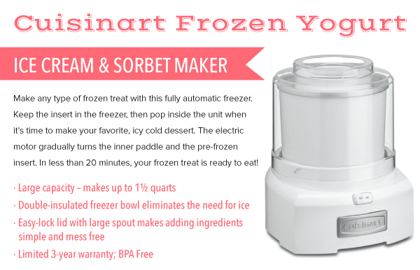 Ice Cream and Sorbet Maker