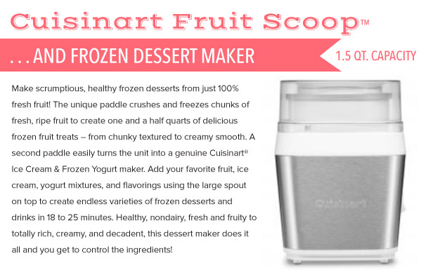 Ice Cream and Sorbet Maker