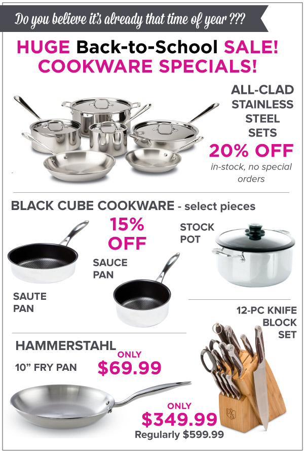 Cookware Sale