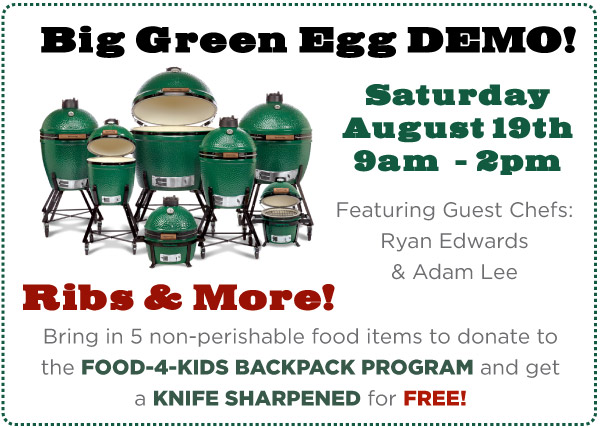 Big Green Egg Demo