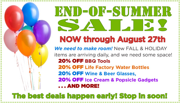 End-of-Summer Sale