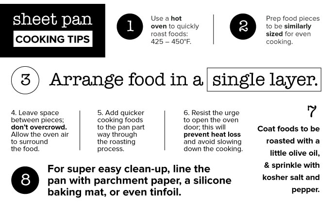 Sheet Pan Cooking Tips