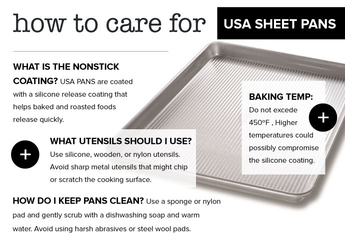 How to Care for USA Sheet pans