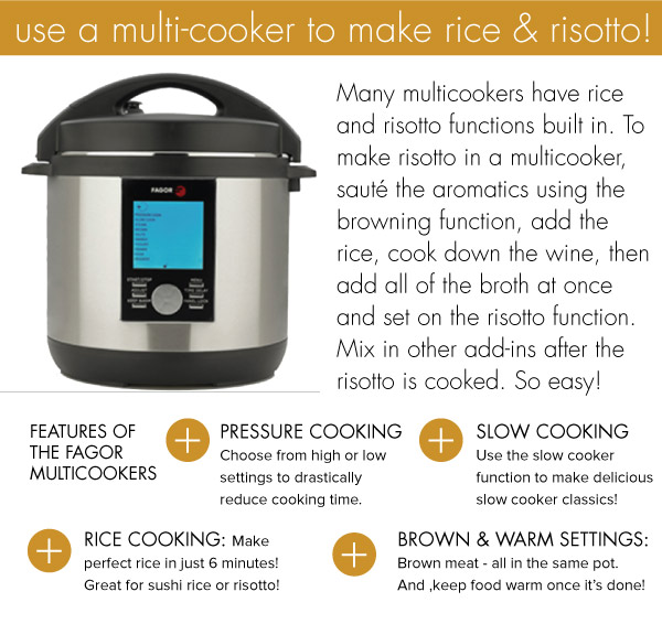 Use a MultiCooker