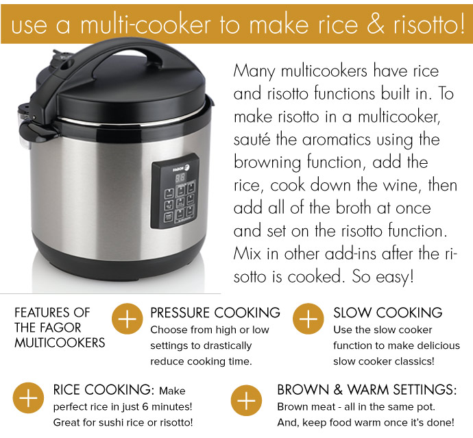 Use a Multi-cooker