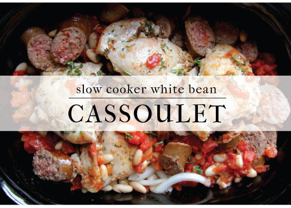 Slow Cooker White Bean Cassoulet