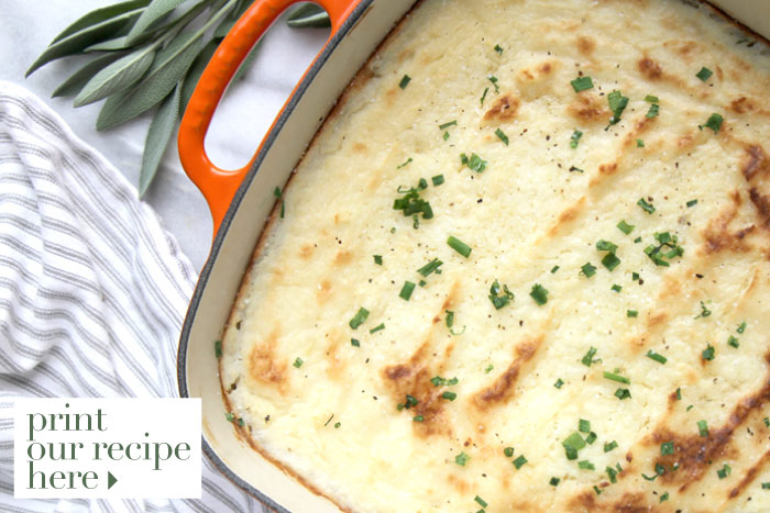 Twice Baked Garlic Mashed Potatoes