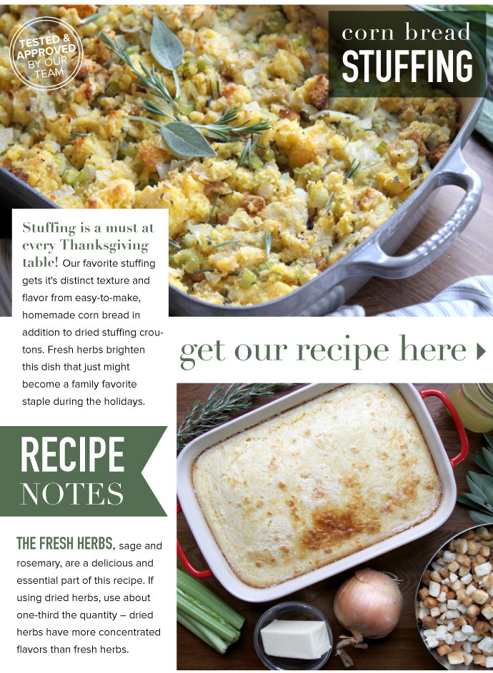 RECIPE: Corn Bread Stuffing