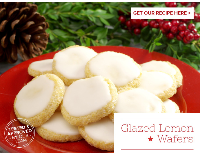 RECIPE: Glazed Lemon Wafers