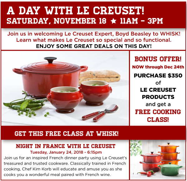 A Day with Le Creuset