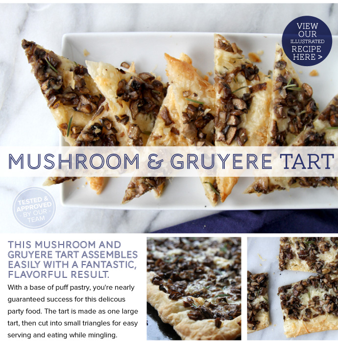 Mushroom Gruyere Tart