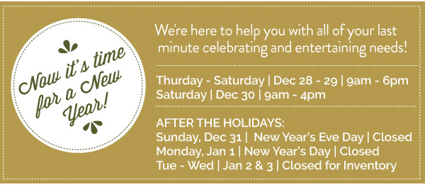 Holiday Hours