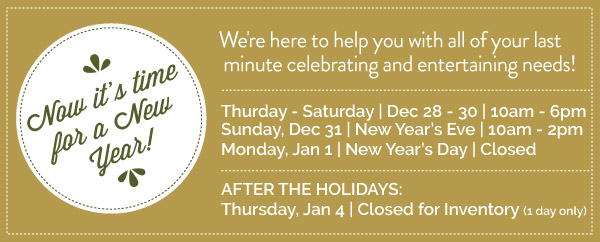 Holiday Hours