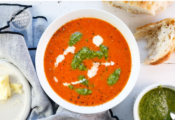 Tomato and Red Pepper Bisque